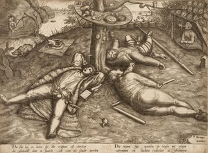 La Tierra de la Abundancia de Pieter the Elder after Bruegel